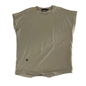 Hip And Bone Shirt Men Medium Tan Sleeveless Pump Cover Gym Premium Heavy Active